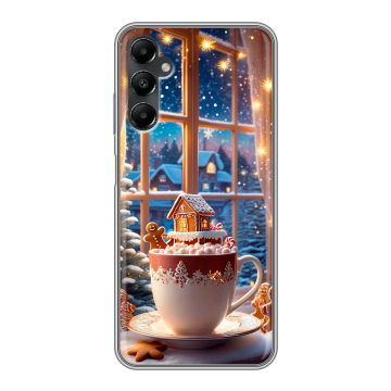 Силиконовый чехол на Samsung Galaxy A05s с принтом Новый год Силиконовый чехол на Samsung Galaxy A05s с принтом Новый год