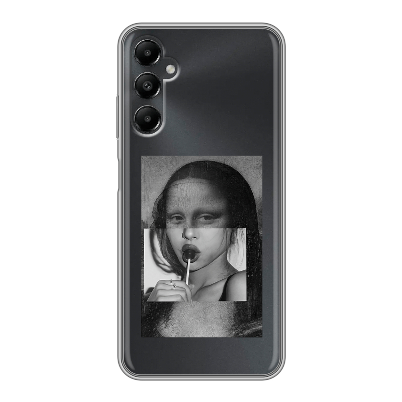Силиконовый чехол на Samsung Galaxy A05s с принтом Мона Лиза Силиконовый чехол на Samsung Galaxy A05s с принтом Мона Лиза