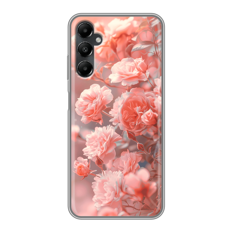 Силиконовый чехол на Samsung Galaxy A05s с принтом Розы цветы Силиконовый чехол на Samsung Galaxy A05s с принтом Розы цветы