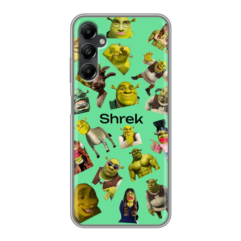 Силиконовый чехол на Samsung Galaxy A05s с принтом Шрек Shrek Силиконовый чехол на Samsung Galaxy A05s с принтом Шрек Shrek