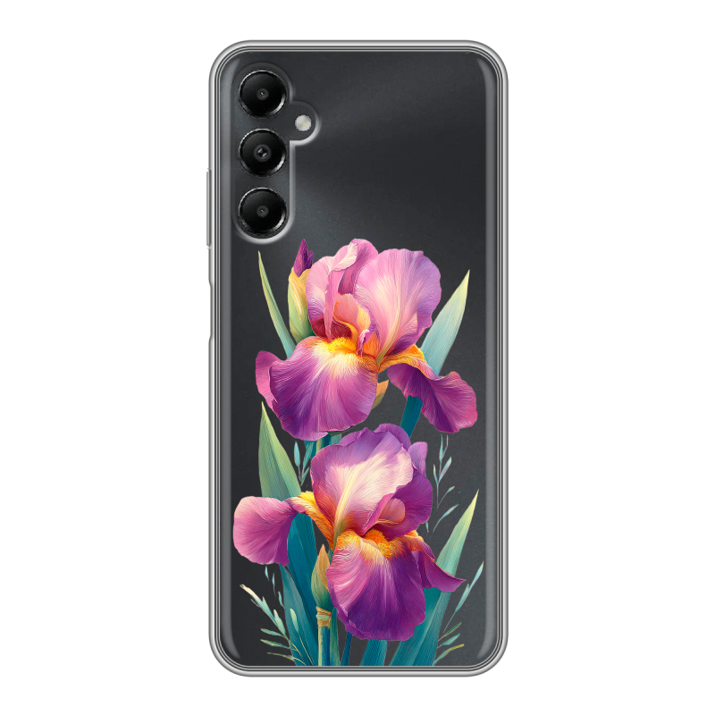 Силиконовый чехол на Samsung Galaxy A05s с принтом Цветы орхидеи Силиконовый чехол на Samsung Galaxy A05s с принтом Цветы орхидеи