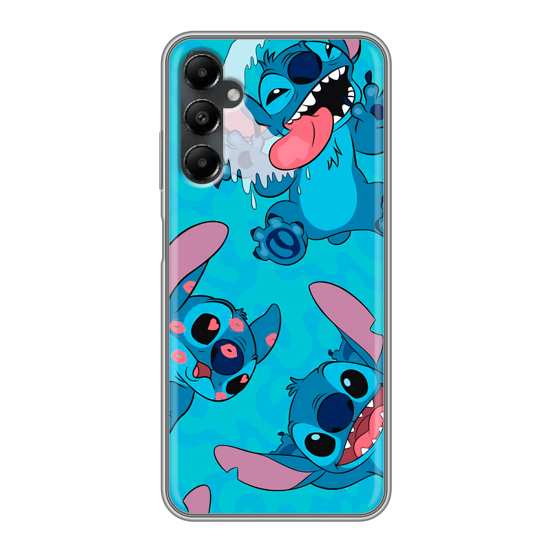 Силиконовый чехол на Samsung Galaxy A05s с принтом Лило и Стич Силиконовый чехол на Samsung Galaxy A05s с принтом Лило и Стич