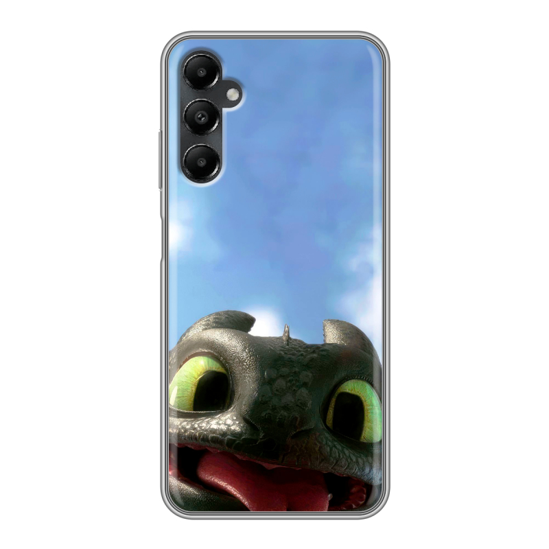 Силиконовый чехол на Samsung Galaxy A05s с принтом Как приручить дракона Силиконовый чехол на Samsung Galaxy A05s с принтом Как приручить дракона