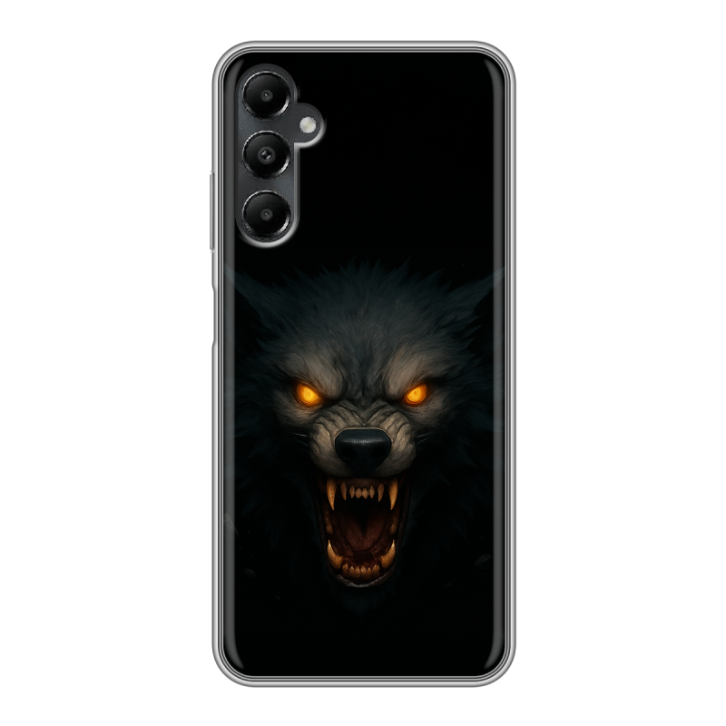 Силиконовый чехол на Samsung Galaxy A05s с принтом Волк Силиконовый чехол на Samsung Galaxy A05s с принтом Волк