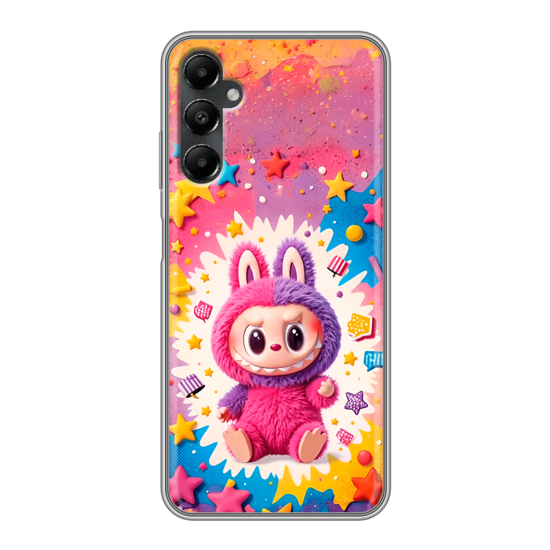 Силиконовый чехол на Samsung Galaxy A05s с принтом Labubu Лабубу Силиконовый чехол на Samsung Galaxy A05s с принтом Labubu Лабубу