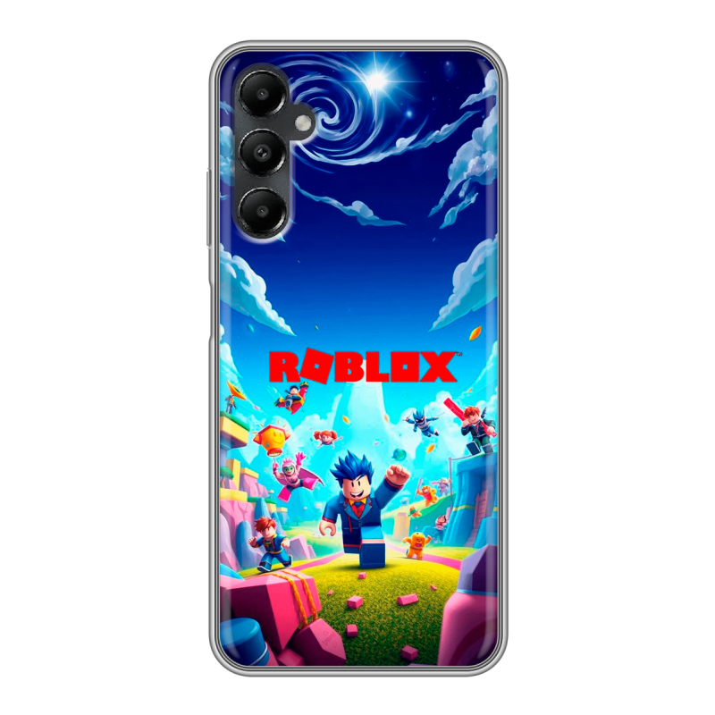 Силиконовый чехол на Samsung Galaxy A05s с принтом Roblox Роблокс Силиконовый чехол на Samsung Galaxy A05s с принтом Roblox Роблокс
