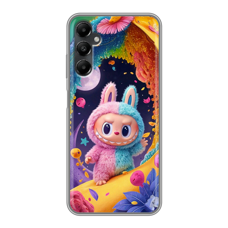 Силиконовый чехол на Samsung Galaxy A05s с принтом Labubu Лабубу Силиконовый чехол на Samsung Galaxy A05s с принтом Labubu Лабубу