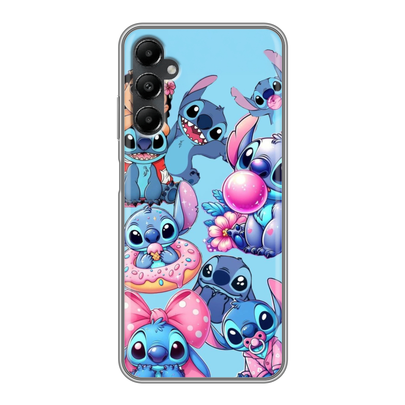 Силиконовый чехол на Samsung Galaxy A05s с принтом Лило и Стич Силиконовый чехол на Samsung Galaxy A05s с принтом Лило и Стич