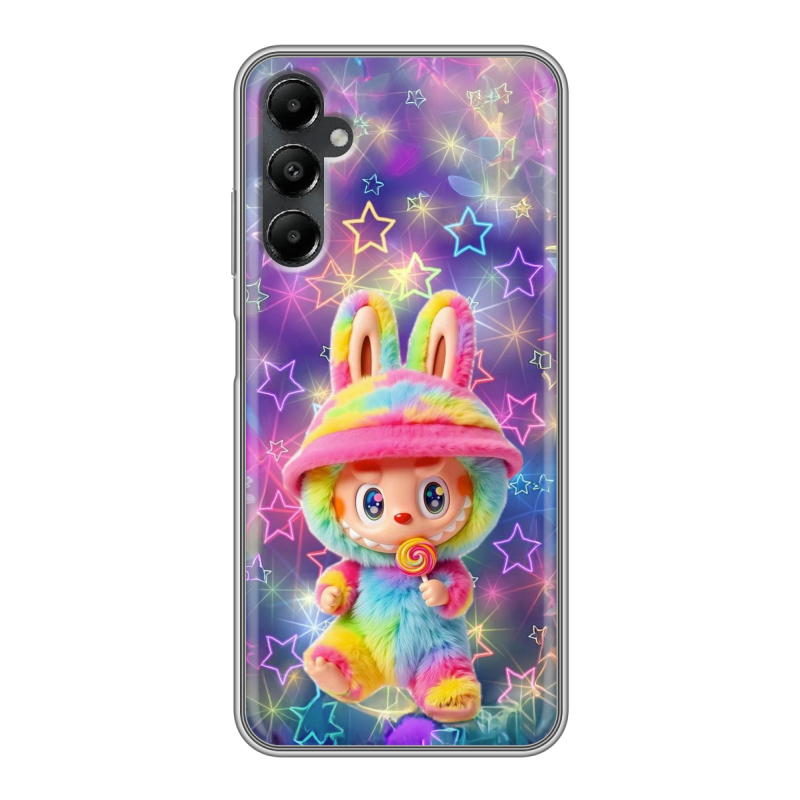 Силиконовый чехол на Samsung Galaxy A05s с принтом Labubu Лабубу Силиконовый чехол на Samsung Galaxy A05s с принтом Labubu Лабубу