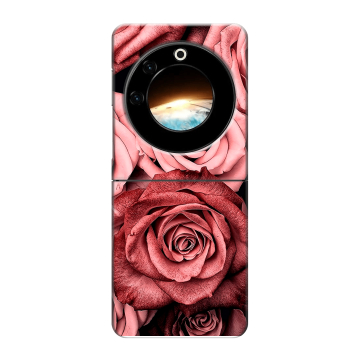 Пластиковый чехол на Tecno Phantom V Flip с принтом Цветы розы
