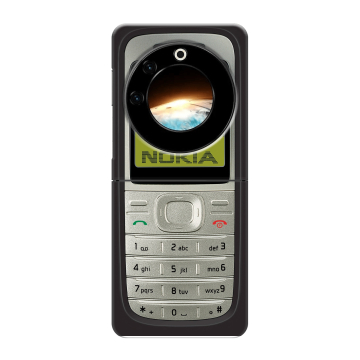 Пластиковый чехол на Tecno Phantom V Flip с принтом Ретро Нокия Пластиковый чехол на Tecno Phantom V Flip с принтом Ретро Нокия
