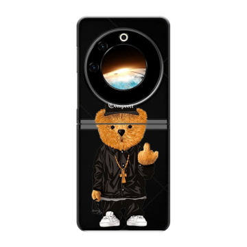 Пластиковый чехол на Tecno Phantom V Flip с принтом Плюшевый медведь Пластиковый чехол на Tecno Phantom V Flip с принтом Плюшевый медведь