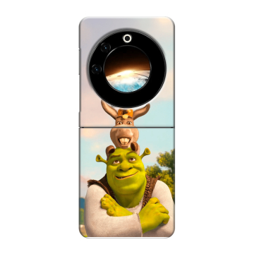 Пластиковый чехол на Tecno Phantom V Flip с принтом Шрек Shrek