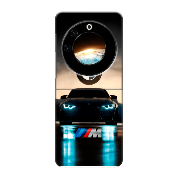Пластиковый чехол на Tecno Phantom V Flip с принтом БМВ BMW Пластиковый чехол на Tecno Phantom V Flip с принтом БМВ BMW