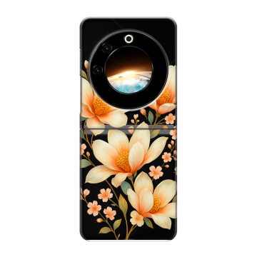 Пластиковый чехол на Tecno Phantom V Flip с принтом Цветы