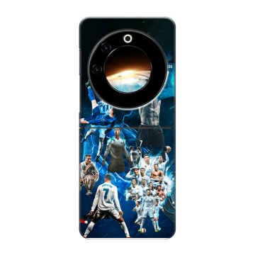 Пластиковый чехол на Tecno Phantom V Flip с принтом Реал Роналдо Пластиковый чехол на Tecno Phantom V Flip с принтом Реал Роналдо