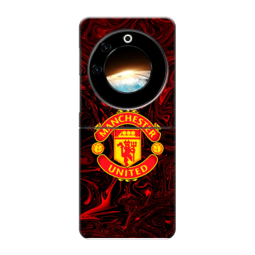 Пластиковый чехол на Tecno Phantom V Flip с принтом Manchester United