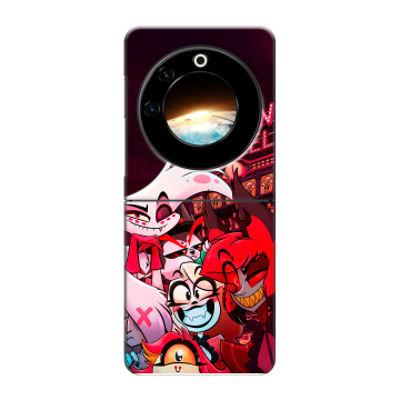 Пластиковый чехол на Tecno Phantom V Flip с принтом Hazbin Hotel Отель Хазбин Пластиковый чехол на Tecno Phantom V Flip с принтом Hazbin Hotel Отель Хазбин