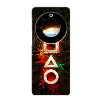 Пластиковый чехол на Tecno Phantom V Flip с принтом Squid Game Игра кальмара Пластиковый чехол на Tecno Phantom V Flip с принтом Squid Game Игра кальмара