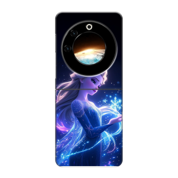 Пластиковый чехол на Tecno Phantom V Flip с принтом Холодное сердце Frozen Пластиковый чехол на Tecno Phantom V Flip с принтом Холодное сердце Frozen