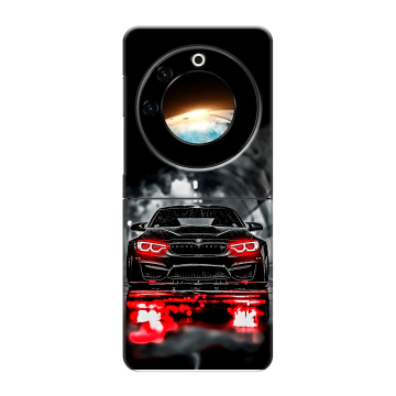 Пластиковый чехол на Tecno Phantom V Flip с принтом BMW БМВ Пластиковый чехол на Tecno Phantom V Flip с принтом BMW БМВ