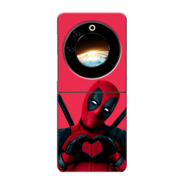 Пластиковый чехол на Tecno Phantom V Flip с принтом Дедпул Deadpool