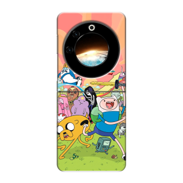 Пластиковый чехол на Tecno Phantom V Flip с принтом Adventure time Время приключений