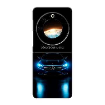 Пластиковый чехол на Tecno Phantom V Flip с принтом Mercedes Мерседес Пластиковый чехол на Tecno Phantom V Flip с принтом Mercedes Мерседес