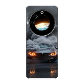 Пластиковый чехол на Tecno Phantom V Flip с принтом BMW БМВ Пластиковый чехол на Tecno Phantom V Flip с принтом BMW БМВ