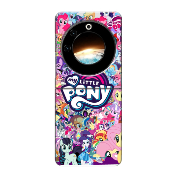 Пластиковый чехол на Tecno Phantom V Flip с принтом My little pony Дружба чудо