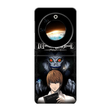 Пластиковый чехол на Tecno Phantom V Flip с принтом Death note Тетрадь смерти