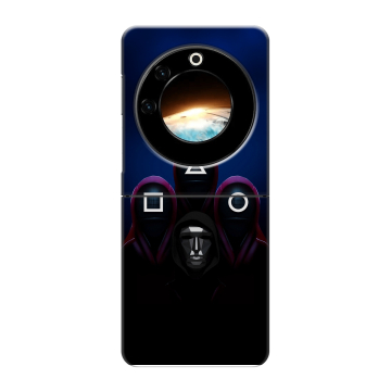 Пластиковый чехол на Tecno Phantom V Flip с принтом Игра Кальмара