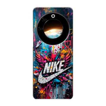 Пластиковый чехол на Tecno Phantom V Flip с принтом Nike Найк