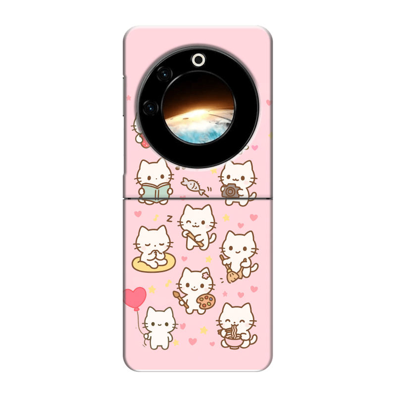 Пластиковый чехол на Tecno Phantom V Flip с принтом Hello Kitty Хелоу Кити Пластиковый чехол на Tecno Phantom V Flip с принтом Hello Kitty Хелоу Кити