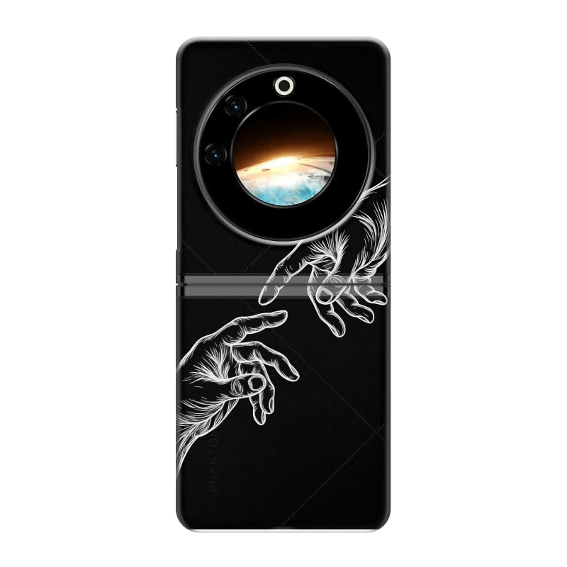 Пластиковый чехол на Tecno Phantom V Flip с принтом Сотворение мира Пластиковый чехол на Tecno Phantom V Flip с принтом Сотворение мира
