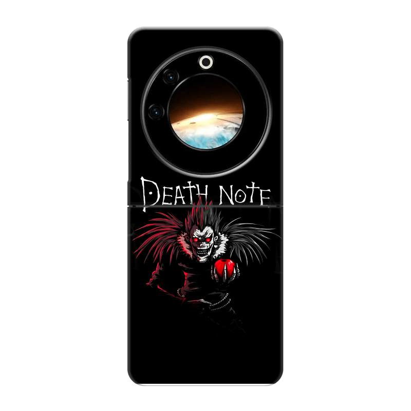 Пластиковый чехол на Tecno Phantom V Flip с принтом Death note Тетрадь смерти Пластиковый чехол на Tecno Phantom V Flip с принтом Death note Тетрадь смерти