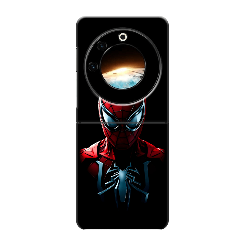 Пластиковый чехол на Tecno Phantom V Flip с принтом Spiderman Человек паук Пластиковый чехол на Tecno Phantom V Flip с принтом Spiderman Человек паук