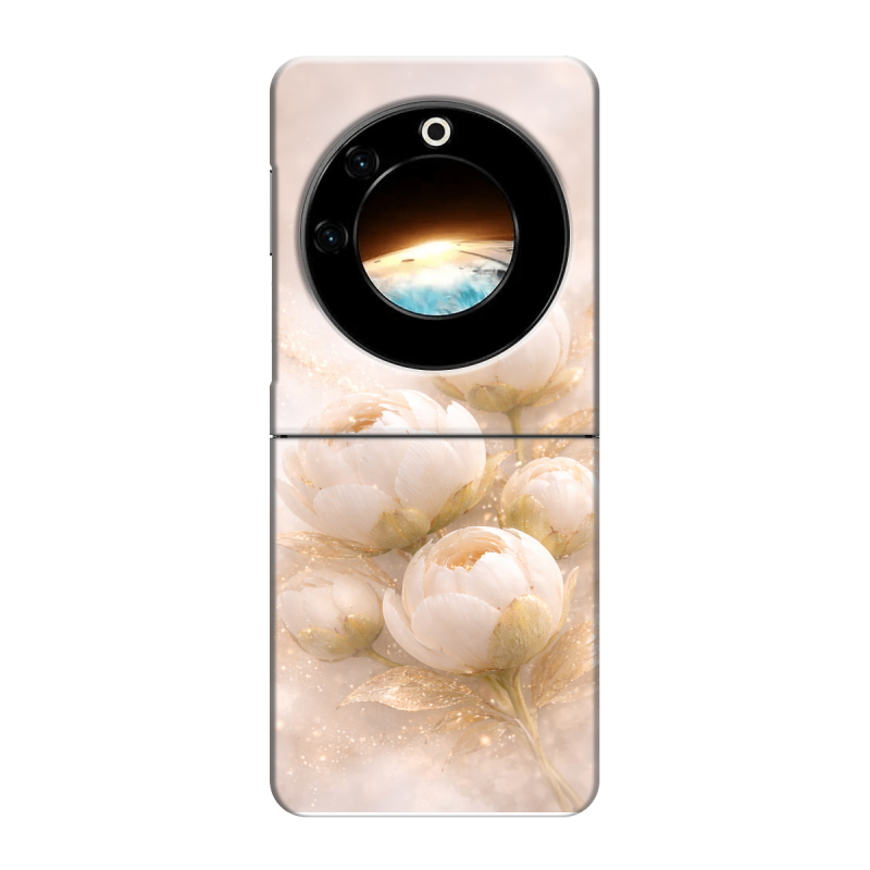 Пластиковый чехол на Tecno Phantom V Flip с принтом женский Пластиковый чехол на Tecno Phantom V Flip с принтом женский