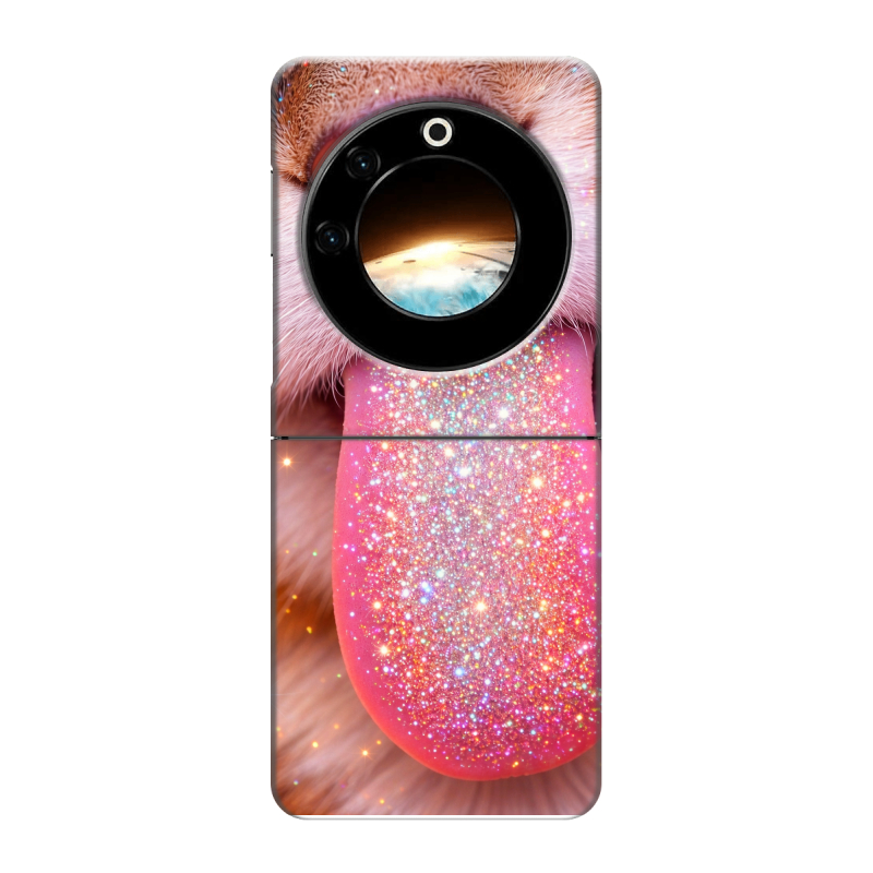 Пластиковый чехол на Tecno Phantom V Flip с принтом для девочек Пластиковый чехол на Tecno Phantom V Flip с принтом для девочек