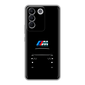 Силиконовый чехол на Vivo T2 с принтом БМВ BMW Силиконовый чехол на Vivo T2 с принтом БМВ BMW
