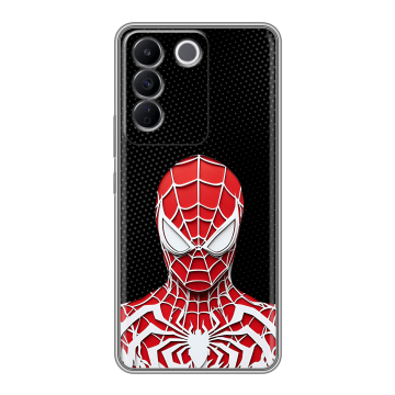 Силиконовый чехол на Vivo T2 с принтом человек паук spiderman Силиконовый чехол на Vivo T2 с принтом человек паук spiderman