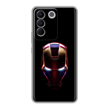 Силиконовый чехол на Vivo T2 с принтом IronMan Железный человек Силиконовый чехол на Vivo T2 с принтом IronMan Железный человек