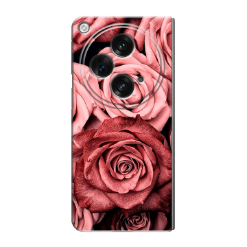 Пластиковый чехол на OPPO Find N3 с принтом Цветы розы