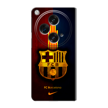 Пластиковый чехол на OPPO Find N3 с принтом Барселона Barcelona
