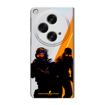 Пластиковый чехол на OPPO Find N3 с принтом Контер страйк Counter strike