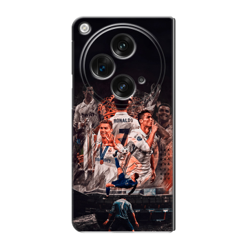 Пластиковый чехол на OPPO Find N3 с принтом Реал Роналдо Real Ronaldo