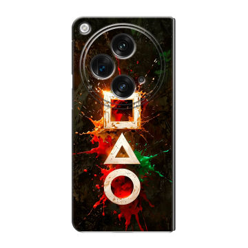 Пластиковый чехол на OPPO Find N3 с принтом Squid Game Игра кальмара Пластиковый чехол на OPPO Find N3 с принтом Squid Game Игра кальмара