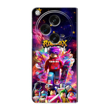 Пластиковый чехол на OPPO Find N3 с принтом Roblox Роблокс