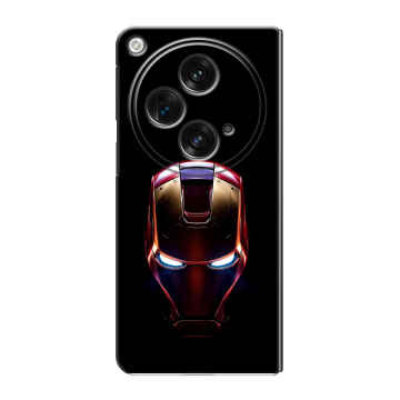 Пластиковый чехол на OPPO Find N3 с принтом IronMan Железный человек Пластиковый чехол на OPPO Find N3 с принтом IronMan Железный человек