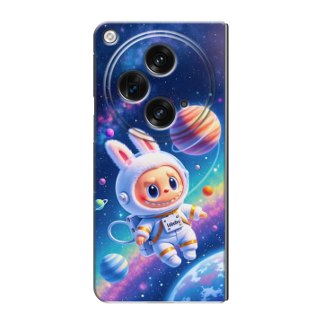 Пластиковый чехол на OPPO Find N3 с принтом Labubu Лабубу Пластиковый чехол на OPPO Find N3 с принтом Labubu Лабубу